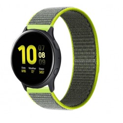 Nylonový řemínek pro Samsung Galaxy Watch Active 2 40mm neonový