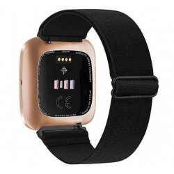 Nylonový řemínek pro Fitbit Versa černý