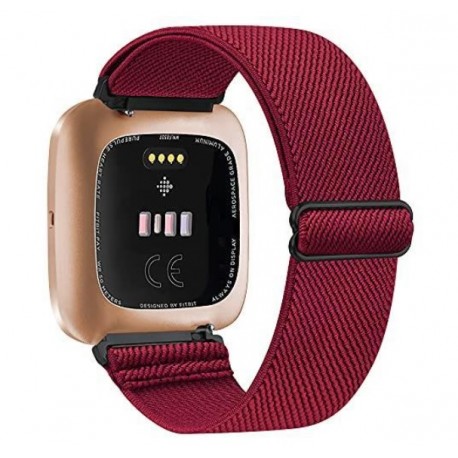 Nylonový řemínek pro Fitbit Versa 3 červený