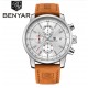 Pánské hodinky Chronograph BENYAR BY-5102M bílé