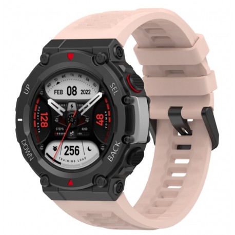 Silikonový řemínek pro Amazfit T-Rex 2 růžový