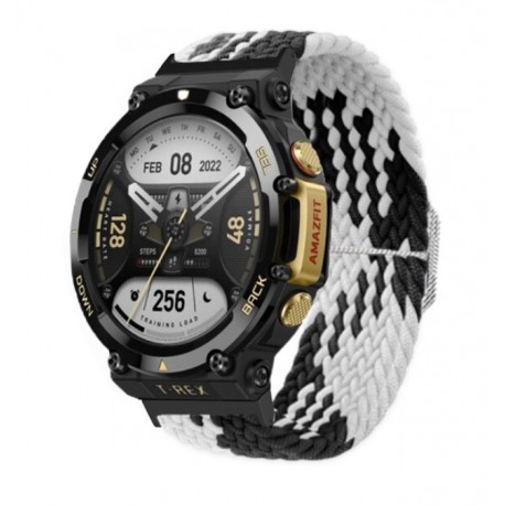 Nylonový řemínek pro Amazfit T-Rex 2 černo-bílý