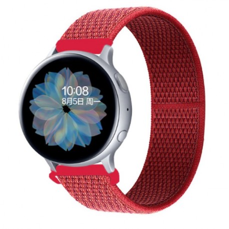 Nylonový řemínek pro Samsung Galaxy Watch 5 44mm červený