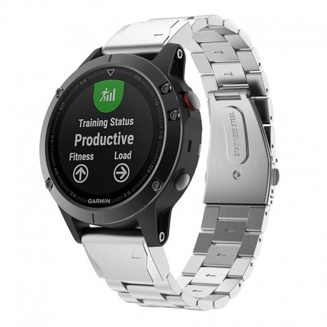 Kovový řemínek pro Garmin Epix 2 stříbrný