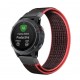 Nylonový řemínek pro Garmin Epix 2 černo-červený