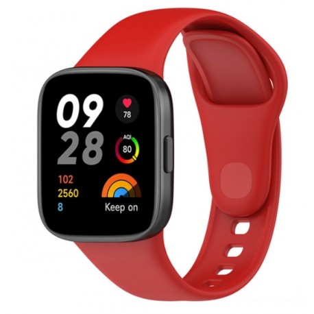 Silikonový řemínek pro Xiaomi Redmi Watch 3 červený