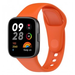 Silikonový řemínek pro Xiaomi Redmi Watch 3 oranžový