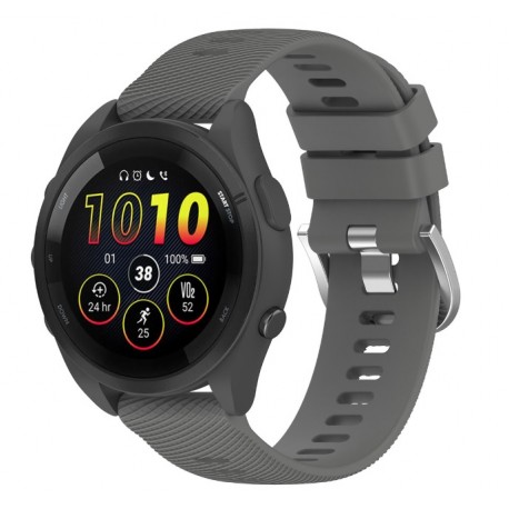 Silikonový řemínek pro Garmin Forerunner 265 šedý