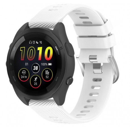 Silikonový řemínek pro Garmin Forerunner 265S bílý