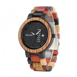 Dámské dřevěné hodinky Bobo Bird Colorful P14