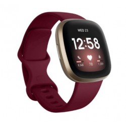 Sportovní silikonový řemínek pro Fitbit Sense 2 fialový