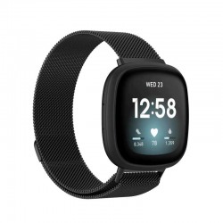 Řemínek Milánský tah pro Fitbit Sense 2 černý