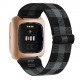Nylonový řemínek pro Fitbit Sense 2 černo-šedý