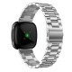 Kovový řemínek pro Fitbit Versa 4 stříbrný