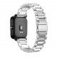 Kovový řemínek pro Amazfit Bip 5 stříbrný