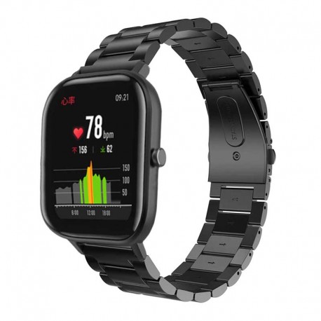 Kovový řemínek pro Amazfit Bip 5 černý