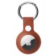 Kožená klíčenka pro Apple AirTag hnědá