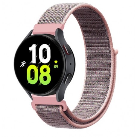 Nylonový řemínek pro Samsung Galaxy Watch 6 Classic 43mm růžový