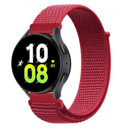 Nylonový řemínek pro Samsung Galaxy Watch 6 Classic 47mm červený