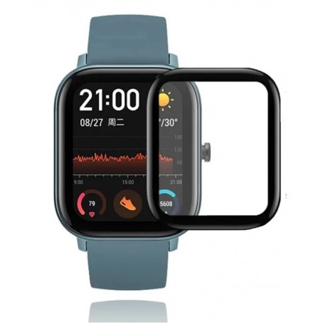 2x Full Cover 3D tvrzené sklo 9H pro Amazfit BIP 3