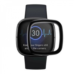 2x Full Cover 3D Hybridní sklo pro Fitbit Sense 2