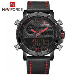 Pánské hodinky NaviForce NF9134BO černo-červené