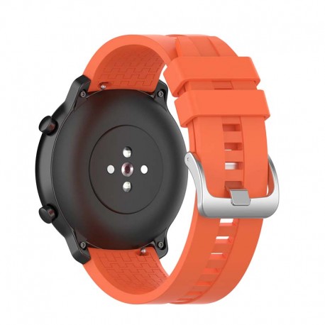 Silikonový řemínek pro Amazfit Cheetah Pro oranžový