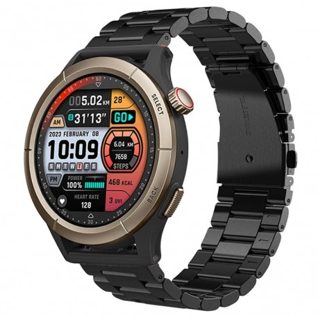 Kovový řemínek pro Amazfit Cheetah Pro černý