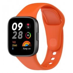 Silikonový řemínek pro Xiaomi Redmi Watch 3 Active oranžový