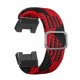 Nylonový řemínek pro Xiaomi Redmi Watch 3 Active černo-červený
