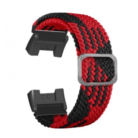 Nylonový řemínek pro Xiaomi Redmi Watch 3 Active černo-červený